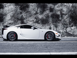 White sports car mountain rock - adobe lightroom free wallpaper