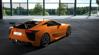 Nice car big room large - free 3d render wallpaper
