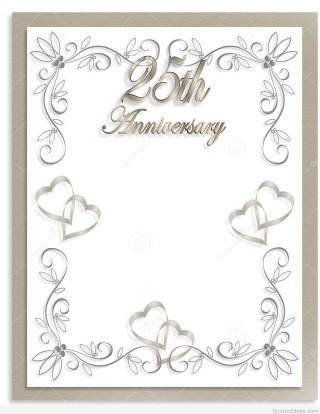 25th anniversary hearts flowers gold - free happy birthday wallpaper for mobile