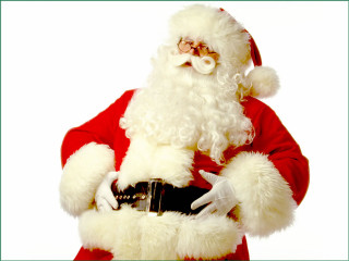 Santa claus cell phone belt - his waist free wallpaper