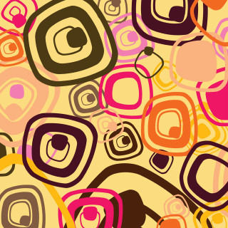 Colorful abstract circles lines yellow - free abstract wallpaper for tablet