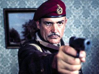Man red beret pointing gun - fletcher martin free wallpaper