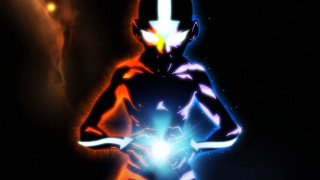 Man glowing fire outfit space - light and space free wallpaper for desktop