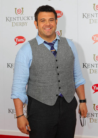 Man smiling redcarpet vest tie - free dark wallpaper for mobile