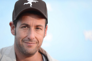 Man hat smiling blue background 2 - a blue background behind free wallpaper