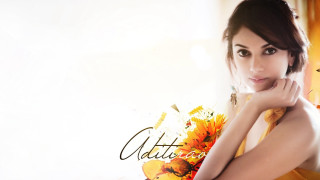 Woman yellow dress sunflower background - the picture free wallpaper