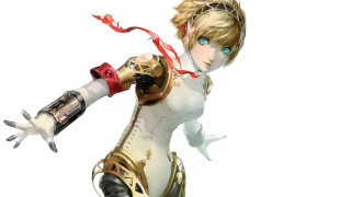 Woman white outfit sword red 3 - a white outfit holding free wallpaper