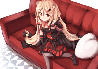 Woman couch cat white cat - a white cat free wallpaper