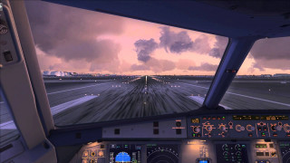 Cockpit view plane dusk inside - inside free wallpaper