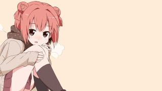 Girl pink hair backpack on 2 - kawaii free wallpaper