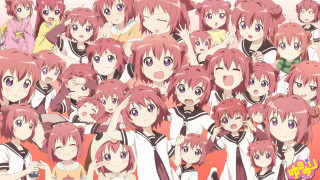 Anime girls pink hair school - chaos free wallpaper