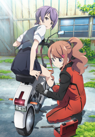 Girls motorcycle touching holding wheel - two girl free wallpaper for mobile