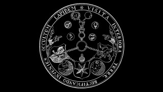 Seal zodiac black white photo - occult free wallpaper
