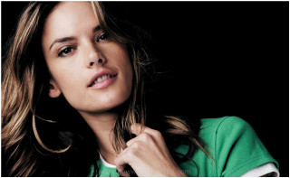 Woman green shirt hand neck - fashion photography free wallpaper