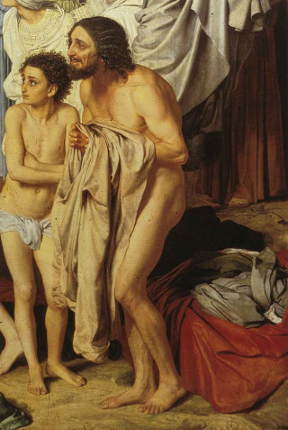 Man child people around painting - free bikini wallpaper for mobile