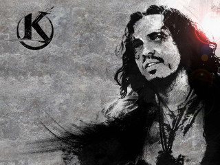 Man long hair black shirt 5 - his free wallpaper for desktop