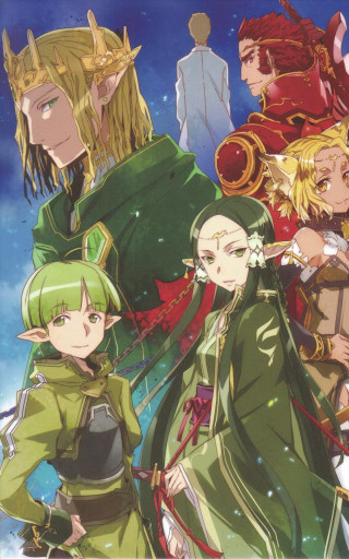 Anime characters sky stars clouds - free fantasy wallpaper