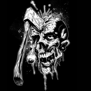 Skull hammer bloody face black - clark voorhees free wallpaper for tablet