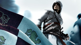 Man hooded outfit sword flag 2 - aaa game free wallpaper