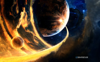 Space scene planets stars background 7 - anton graff free wallpaper
