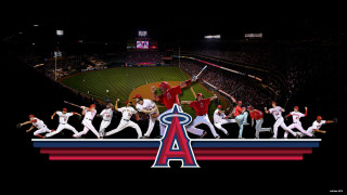 Baseball players field stadium night - a stadium free wallpaper