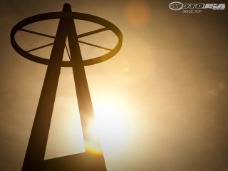 Tall tower clock sun sky - the top of its free wallpaper