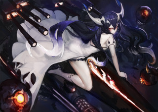 Woman sword demon arm fantasy - her body free wallpaper