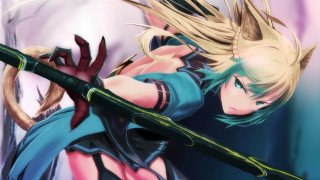 Woman sword in hand sword - her hand and a sword free wallpaper