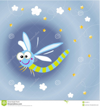 Cartoon dragon flying sky stars - the sky free wallpaper for tablet