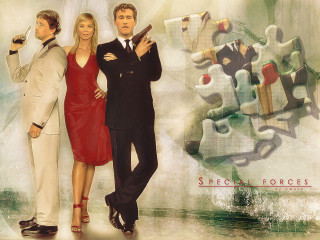 Man woman poster gun formal - a poster of a man holding free wallpaper