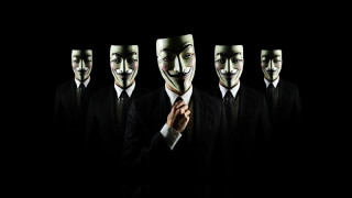 Man suit masks painted faces - mask free wallpaper