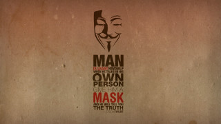 Man mask first sense own - own free wallpaper