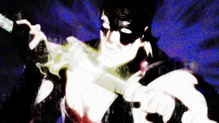 Man guitar blurry blue background - a blue background behind free wallpaper