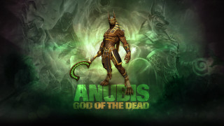 Anubis god dead demon green - dead free wallpaper