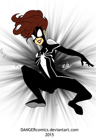 Woman spider suit drawing spider - a spider free wallpaper