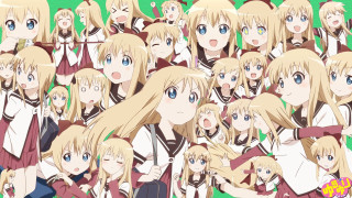 Anime girls blonde hair blue 4 - long blonde hair free wallpaper