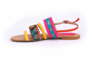 Colorful sandals flower strap pair - a pair free wallpaper for desktop