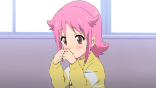 Girl pink hair couch room - a couch in a room free wallpaper