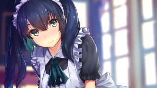 Girl bowtie white shirt blackgloves - black glove free wallpaper