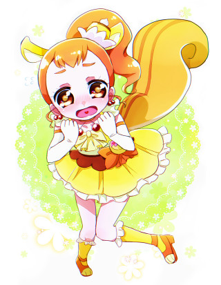 Cartoon character yellow dress big - craola free wallpaper for mobile