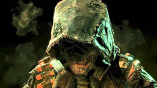 Hooded gasmask cigarette sotsart concept - his mouth and a cigarette free wallpaper