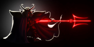 Red darth vader light saber - intimidating free wallpaper