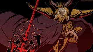 Man sword cape crown drawing - dark soul free wallpaper