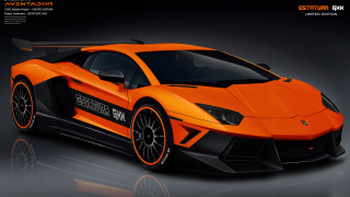 Orange sports car black background - nice looking orange sports car free wallpaper