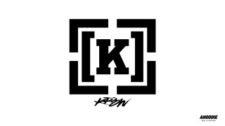 Black white logo letter k 2 - letterism free wallpaper for desktop