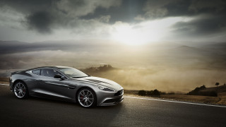 Silver sports car cloudy sky 9 - ahmed yacoubi free wallpaper for desktop