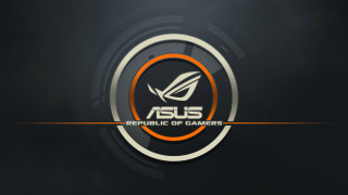 Asus rog logo black background - accent free wallpaper