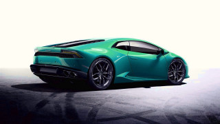 Green sports car studio render - a green sports car free wallpaper