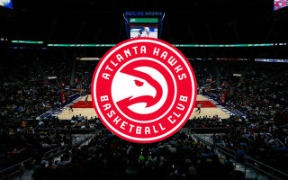 Atlanta hawks basketball court logo 2 - fan free wallpaper