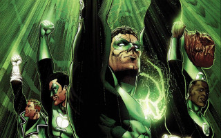 Green lanterns surrounded green room - alan davis free wallpaper